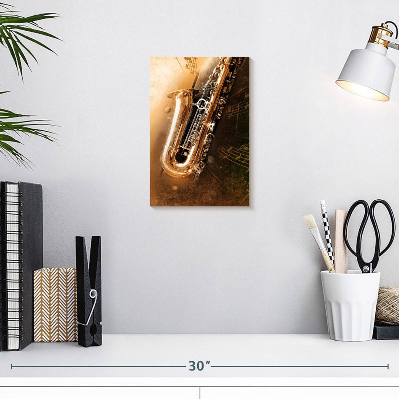 Abarca Saxophone Symphony, 12" H x 8" W
