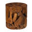 Teak Chunk Accent Stool