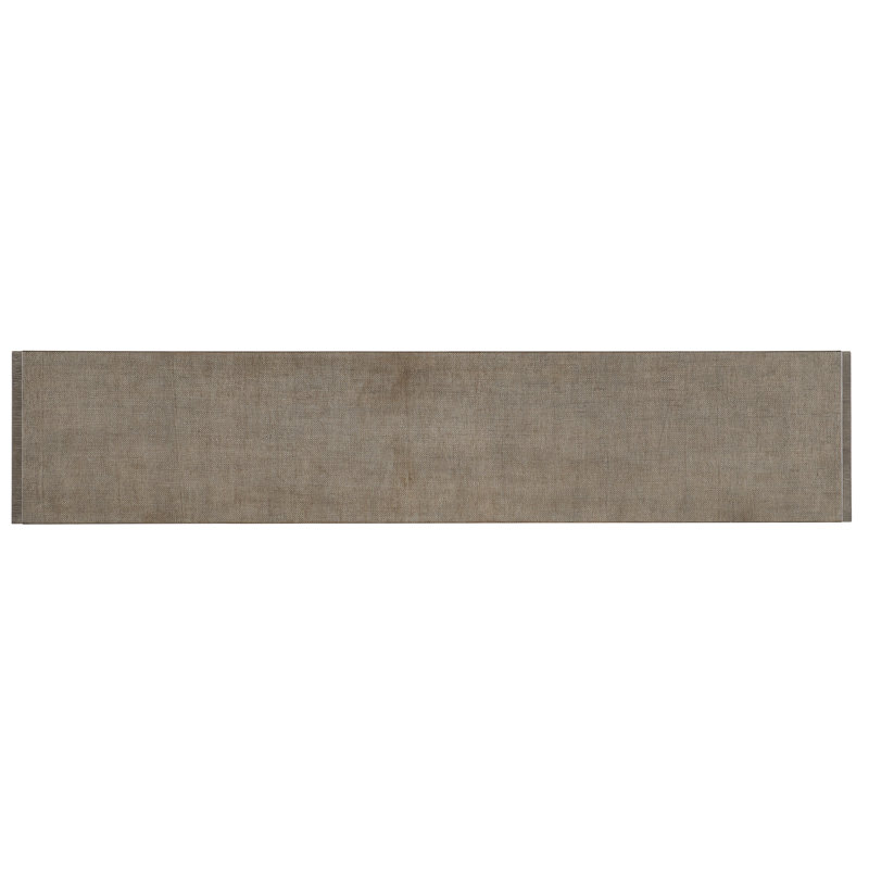 Dark Mink 78'' Oak Veneer Console Table with Storage