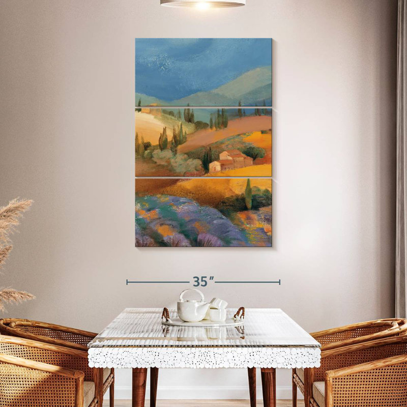 Alvord Tuscan Fields, 50" H x 32" W