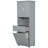 Tall Bathroom Cabinet With Laundry Basket, Large Storage Space Tilt-Out Laundry Hamper And Upper Storage Cabinet-961308850