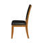 Chaise d’appoint en brun foncé James