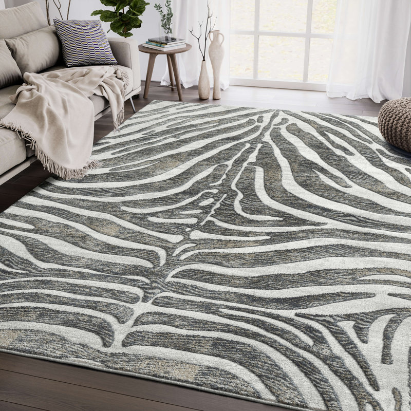 Tapis à motif animalier Harbourside, Rectangle 6 pi x 9 pi
