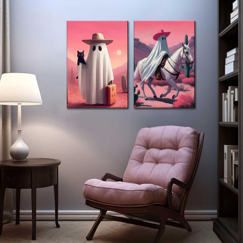 2 Piece Wrapped Canvas Print, 40" H x 30" W