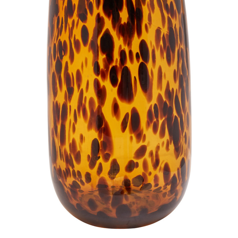 Gatliff Glass Table Vase, Brown/Orange, 38cm H x 17cm W x 17cm D