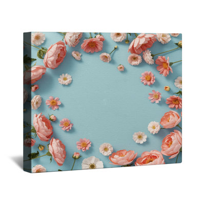 Toile de galerie de fleurs en plusieurs tailles