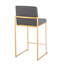 Tabouret de bar et de comptoir à dossier haut Ernestine-357438163-357438169-357438165