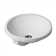 Architec Ceramic Circular Undermount Bathroom Sink with Overflow