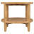 Isbell Maple Brown Round Solid Wood Side End Table