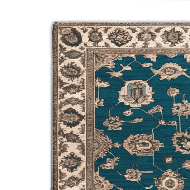 Tapis gris d'intérieur et d'extérieur Tabriz, Rectangulaire 2 pi x 3 pi