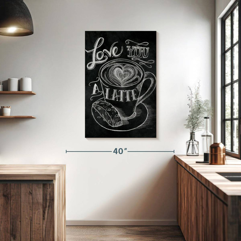 Tergel Love You A Latte I, H 39 po x l 26 po