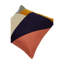Bosie Ozella Abstract Square Throw Cushion