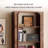 Floor standing solid wood bookcase