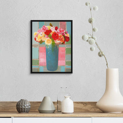 Reproduction d’art sur toile, "floraison éclatante" par Hooshang Khorasani
