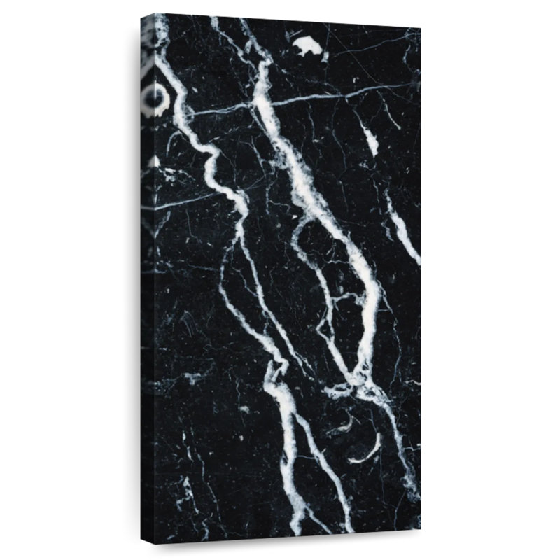 Pierre de marbre noire Harrop, H 24 po x l 12 po