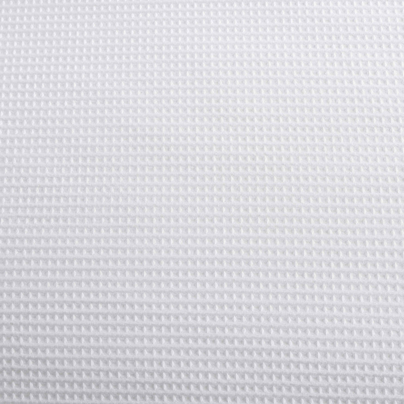 Ensemble d'édredon en coton piqué Vera Wang, Édredon pour grand lit + 2 taies décoratives sta, Blanc