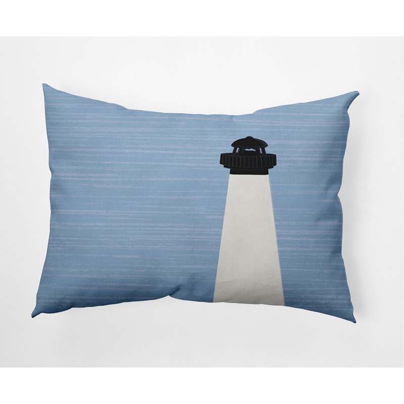 Outdoor Reversible Throw Pillow, Ivory