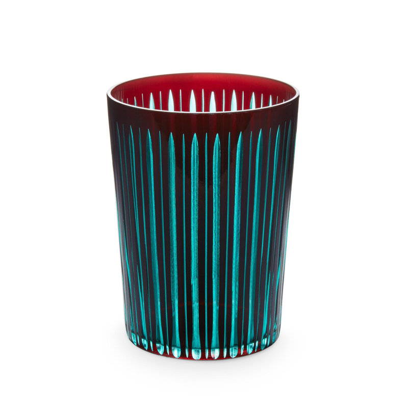 Prism Double Old Fashioned Glasses, 17 oz., Bordeaux