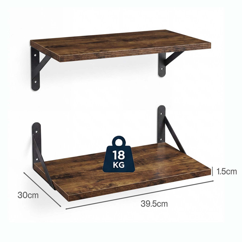 Chipboard,Metal Floating Shelf