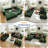 135" Chenille Modular Sectional Sofa, 6-Seat Compression Couch with High-Density Foam, Customizable Configuration, No Assembly Required-1164823497