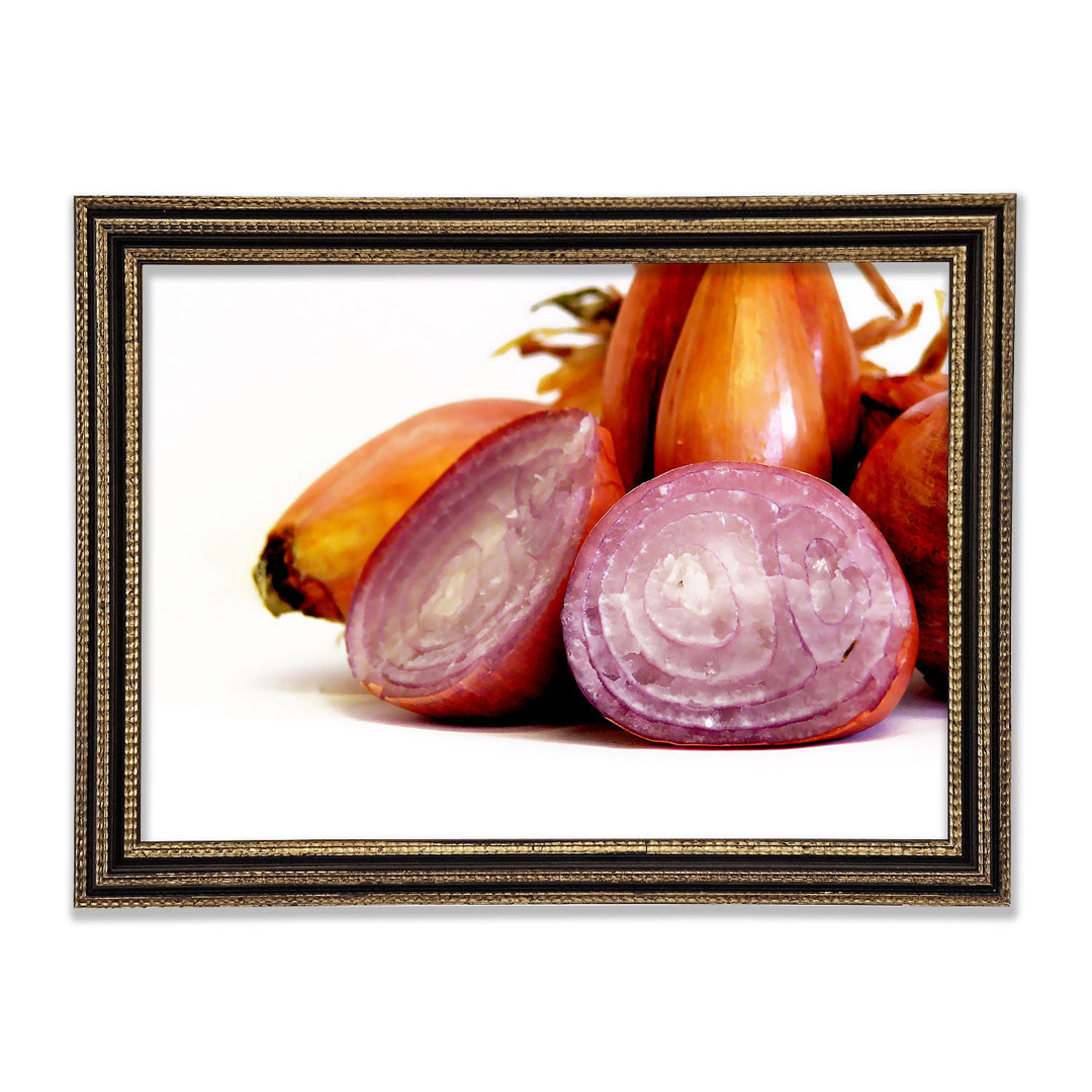 Gerahmtes Wandbild Onion Affair