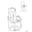 Metro Lane Dekhari Gaming Chair with Headrest-610734359-610734353