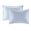Courtepointe réversible bleue pour lit simple / simple TG - literie chaque saison. Coton prélavé pour une sensation délicieuse. Caractéristique. Avec et deux taies décoratives. Lavable à la machine. Rembourrage en microfibre pour un confort estival-117581362