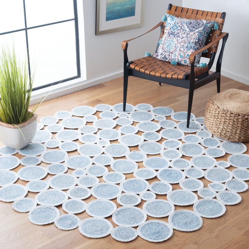 Singley Hand Woven Performance Rug, Round 3'