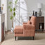 Méridienne moderne, fauteuil inclinable rembourré de loisirs d'intérieur, fauteuil d'appoint-1308929897
