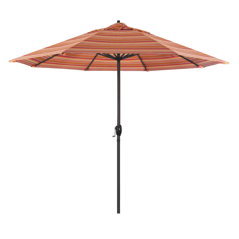 Parasol 9 pi Mira Sunbrella® Mira, Sunbrella® mangue rayé Dolce
