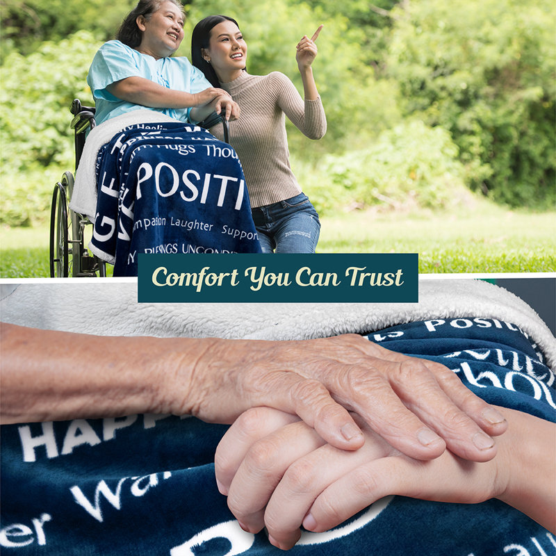 Hand Woven Throw Blanket, Navy