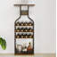 Mini table de bar multifonctionnelle avec porte-bouteilles d'angle et support de rangement-973109837
