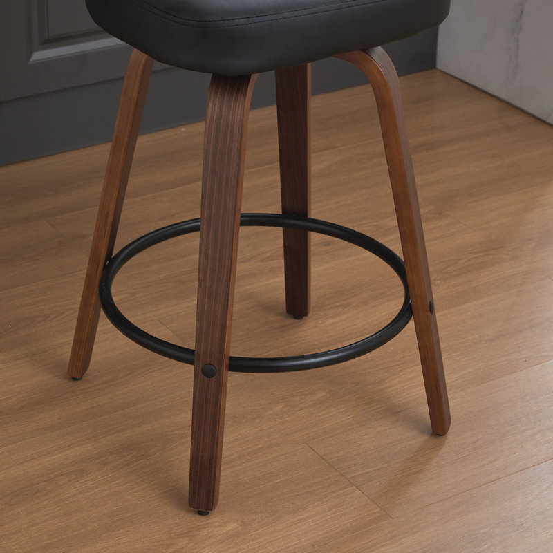 Ensemble de 2 tabourets pivotants, Noir