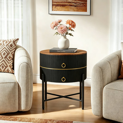 Cross Legs End Table