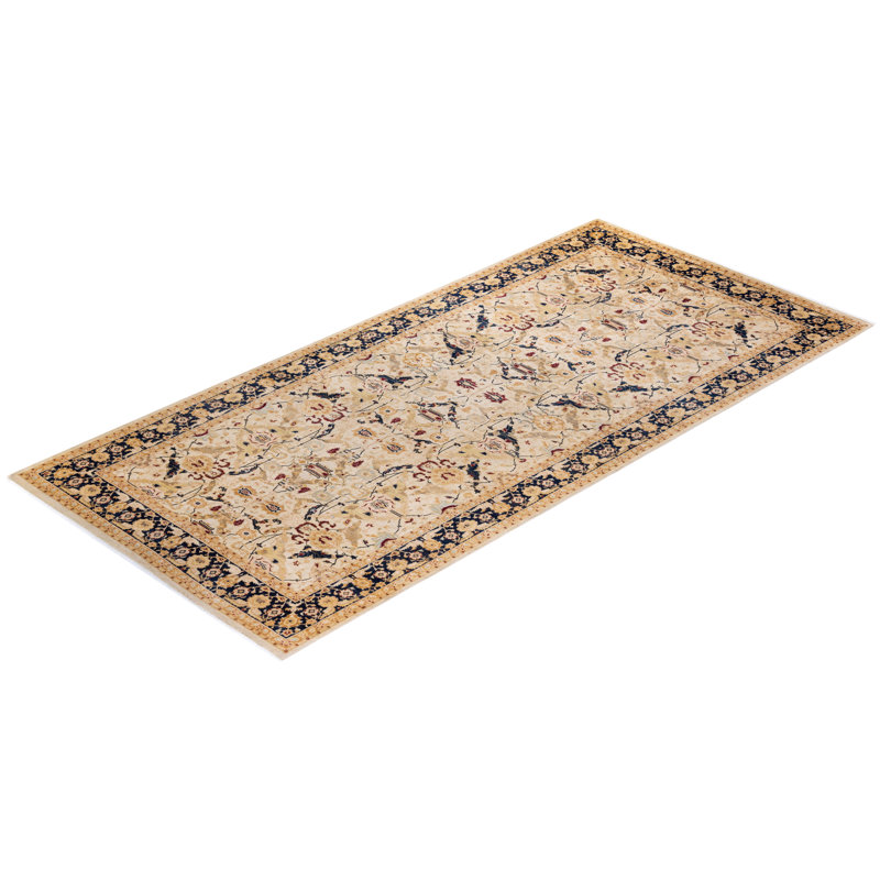 Classic One-of-a-Kind 6'2" x 13'7" Hand Knotted Area Rug