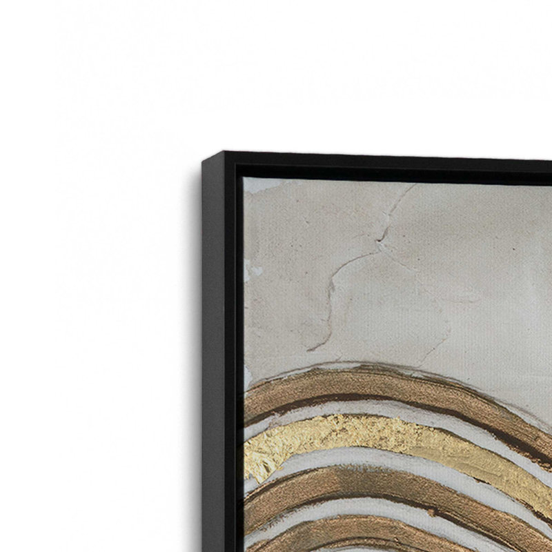 Reproduction d'art sur toile, "Refined Catena I" par Michael Willett, H 30 po x l 20 po, Noir