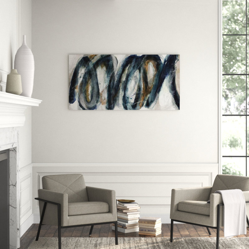 Infinity Movement Painting by Mari Urasawa, Image Brush Gel, 30" H x 60" W
