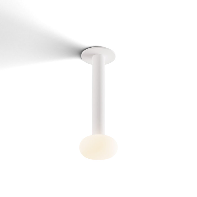 Combi 1 - Light LED Pendant, Matte White, 12" H x 4.5" W