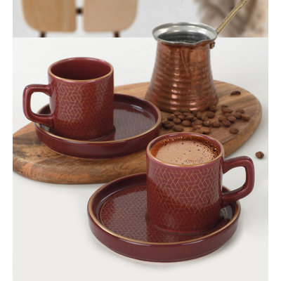 Ensemble de tasses à café Cajuan