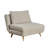 Convertible Tri-Fold Sleeper Chair with Pillow, Channel Stitching, and Hideaway Legs-1693377256