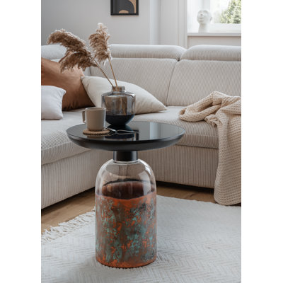 Blayk Pedestal End Table