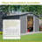 Metal Storage Shed Foundation Kit Included
