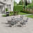 7 Piece Outdoor Patio Dining Set-2090166487