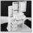 Compact Vanity Table Set With LED Mirror, Power Station, Hair Dryer Bracket, And Padded Stool For Small Bedrooms-1424777430