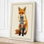 Watchful Fox Boho - Wrapped Canvas-104151641-104151647