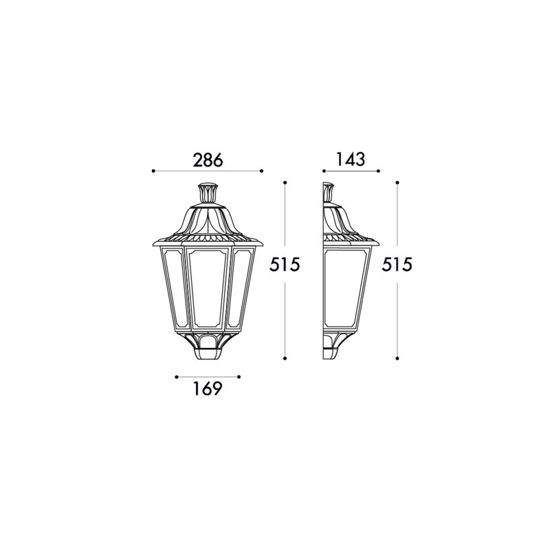 Fabrice Outdoor Wall Lantern