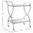 Oxendine Metal Bar Cart-1137860521