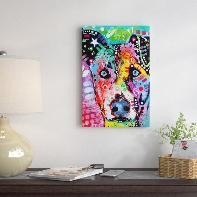Impression sur toile retournée, H 26 po x l 18 po x P 1,5 po, Toile tendue