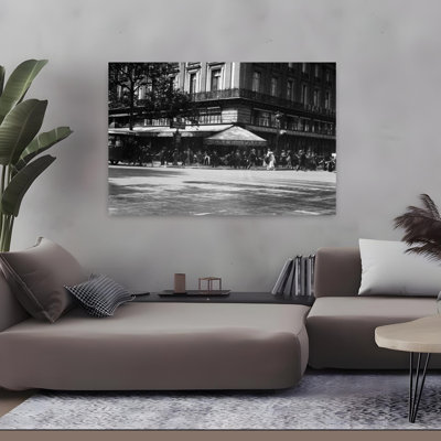 «1920s Cafe De La Paix In The Grand Hotel Paris France Classic Retro Vintage Urban Urban Art mural