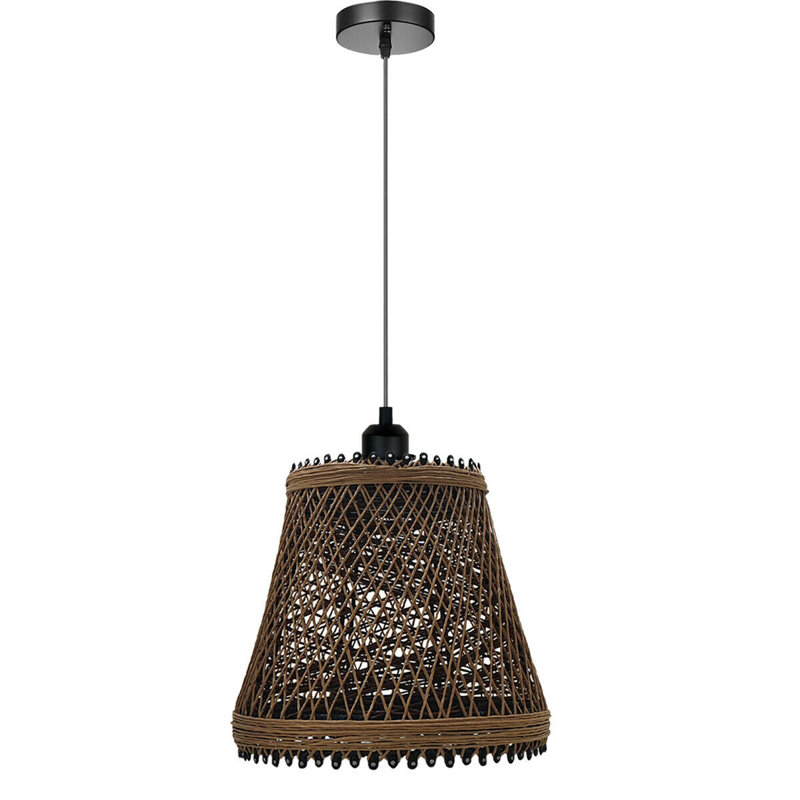 Chandra 1 - Light Brown Bell Pendant